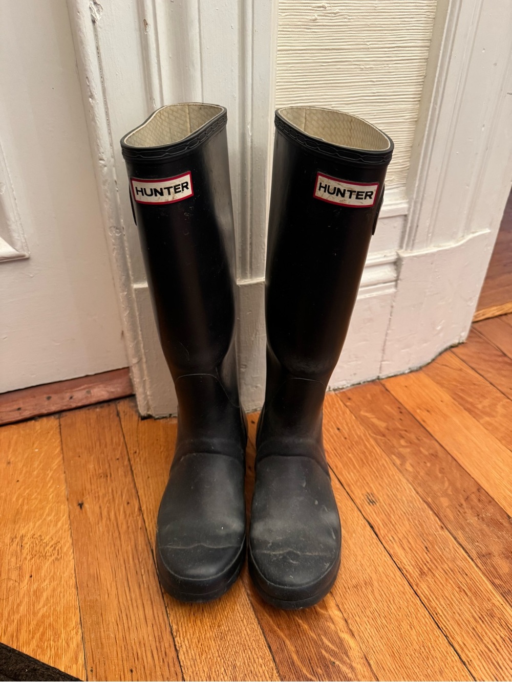 Hunter Women’s Navy Tall Waterproof Rain Boots
